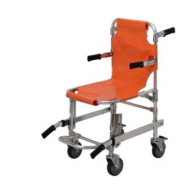 China Durable Evacuation Aluminum Alloy Folding Stair Stretcher Manual Power Source for sale