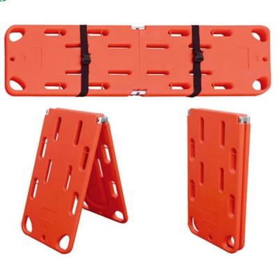 China 2 Folded Collapsible Spine Board Orange Ems Spine Board For Outdoor Survival for sale