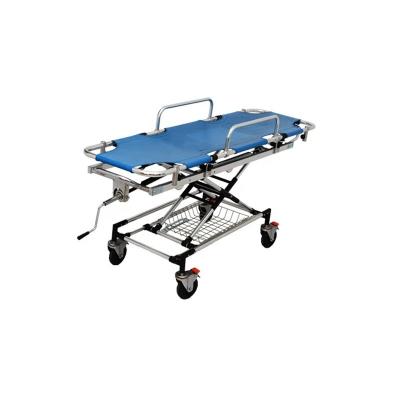 China Folding Emergency Medical Bed Portable Hospital Gurney Bed Class I for sale