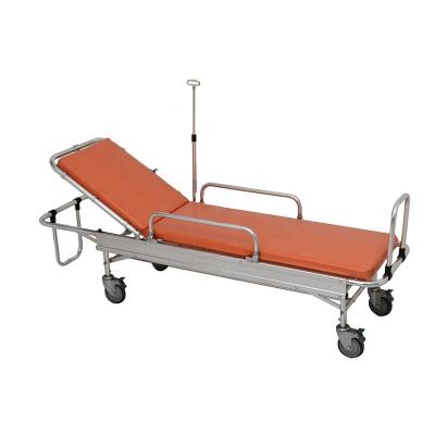 China Customized Ambulance Collapsible Stretcher Aluminum Alloy Ambulance Gurney for sale