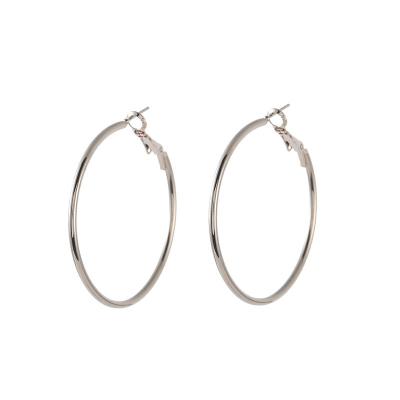 China Big Hoop Earrings Fashion Stainless Steel Large Hoop Earrings Stainless Steel Hoop Earrings Korean CLASSIC Designer for sale