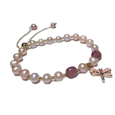 China 100% Freshwater Romantic Nature Pearl Bracelet Friendship Bracelet Set Charm Bracelet for sale