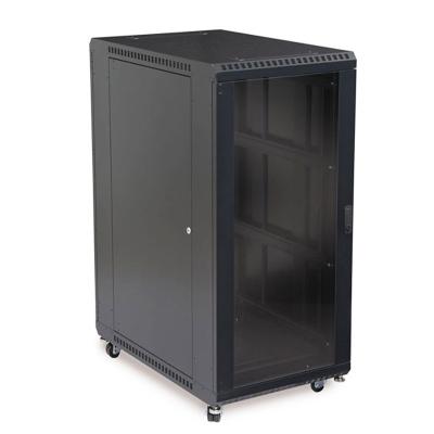 China For Switch Manufacturer Floor Position Network Cabinet, Front Glass Door Mesh Door Network Cabinet Server Rack for sale