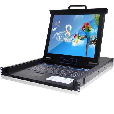 China Network kvm 8/16 lcd kvm port rackmount switch with 17'' screen for sale