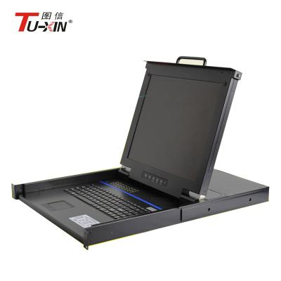 China Good Price OEM USB&PS2 Cable VGA 8 Port 17 Inch LCD KVM Switch 1U for sale