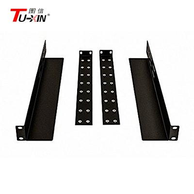 China Easy to install adjustable server support rails with round holes used in network and server cabinets for sale