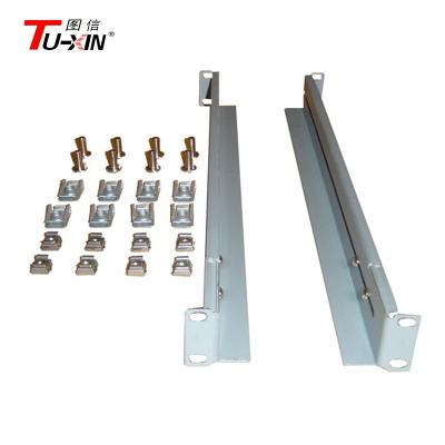 China Easy To Equipment L Steel Rail Rack Installation Bracket Used In Network Server Cabinet for sale