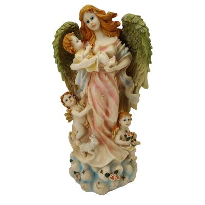 China Europe Customized Resin Crafts Angel Figure For Home Decoration for sale