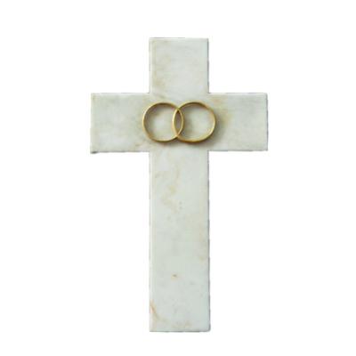 China Europe Resin Open Religious Simple Crucifix Cross Statue For Souvenir And Decoration for sale