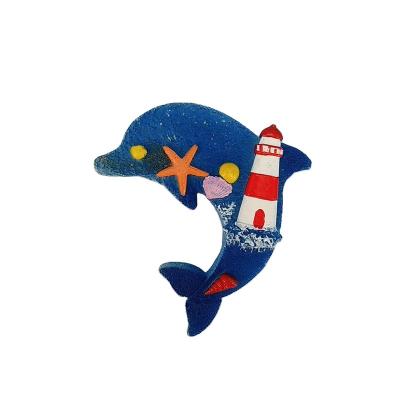 China Custom Resin Europe Opens Fridge Magnet With Lighthouse For Home Decoration for sale