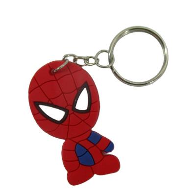 China Custom 3D PVC Rubber Key Chain Rubber Soft Plastic Customized Service for sale