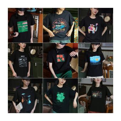 China 2023 Other Women's T-shirt High Quality Short Sleeve Cotton Women's 100% Superior T-shirt Customized for sale