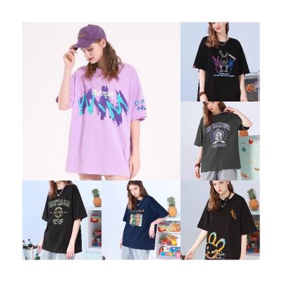 China Other Fashion Street Wear Printing Women's Clothing Summer Hot Sale Round Neck T-Shirt for sale