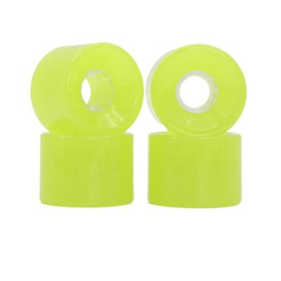 China Custom Brand Transparent Stylish Polyurethane Longboard Wheels Wear Resistance for sale