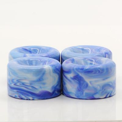 China Smooth Sliding PU Skateboard Wheels 70mm 80mm 90mm Longboard  Wheels for sale