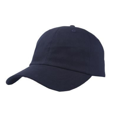 China Promotional Curved Brim Black Cotton Baseball Cap Custom Trucker Cap SML Size for sale