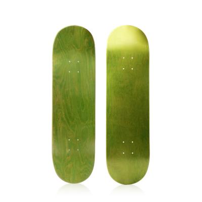 China Cold Pressing Technical 7ply Maple Concave Professional Double Kick Skateboard for sale