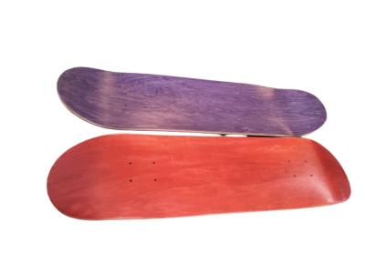 China 2024 Hot Wholesale 7 Ply Maple Wood Professional Double Kick Skateboard for sale