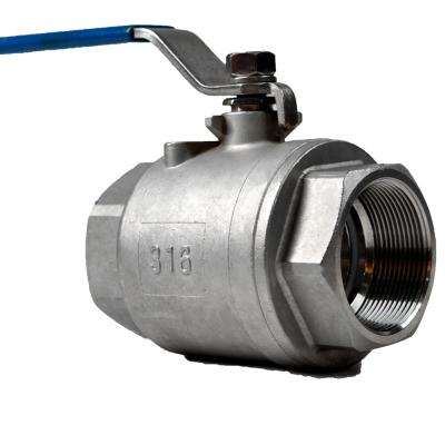 China General 2PC Mini Thread Stainless Steel Ball Valve for sale