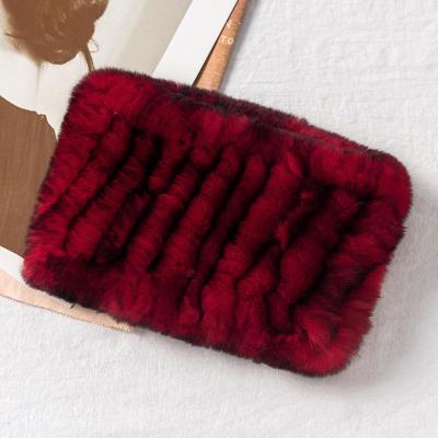 China 2021 Fashion.Elegant winter real fur scarf hat shawl high quality women scarves for sale