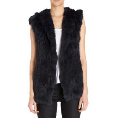 China Winter Women's Coat Rabbit Fur Waistcoat Warm Women's Breathable Vest Coat for sale