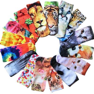 China Antibacterial Printing Cartoon Best Seller 3D Women Happy Tube Socks for sale