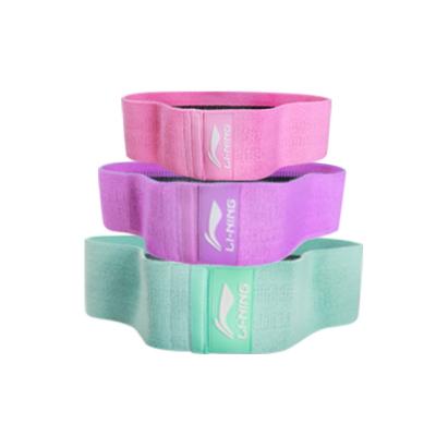 China Polyester Custom Logo Printed Yoga Gym Exercise Fitness For Legs Glutes Booty Hip Cloth Resistance Bands for sale