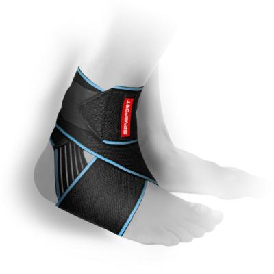 China Elastic Ankle Brace Ankle Support Bandage Ankle Support Wrap with Adjustable Silicone Anti-Slip Strap Ankle Strap Brace for Women Men for sale