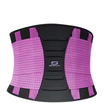 China Hot Selling Polyester Waist Trainer Belt High Quality Adjustable Waist Shaper Slimming Body Waist Trimmer for sale