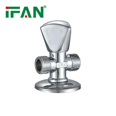 China Wall Mounted Modern Shower Panel IFAN BRASS ANGLE VALVE 1/2 MALE GOODS QUALITY CHROME PLATED ANGLE VALVE for sale