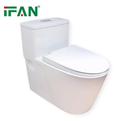 China Modern IFAN Toilet Bowl Water Closet Bathroom Sanitary Ware Equipment Ceramic Wc Toilet for sale