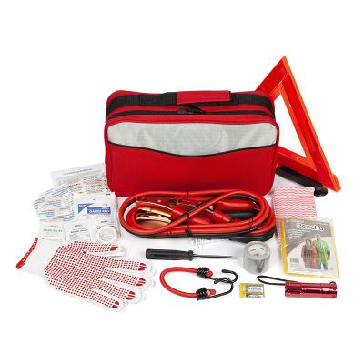 China 103 Piece Car Safety Kits Roadside Aid Emergency Kit Waterproof Survival First Aid Kit Customized Safety for sale