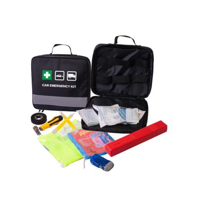 China Emergency Kit Assistance Car 60pcs Car Kit With Digital Air Compressor Roadside Assistance Kit Customized for sale