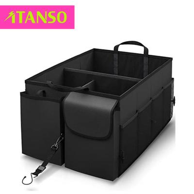 China Auto Front Seat Multi-Compartment Collapsible Mode Workout Trunk Storage and Organizers with Adjustable Straps for sale