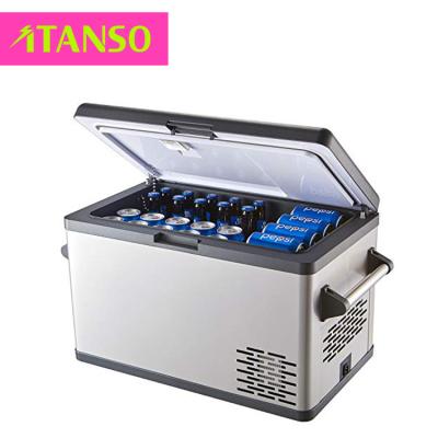 China New China-chic 37L Portable Electric Cooler DC 12/24v Freezer Fridge Car Auto Fridge With Compressor for sale