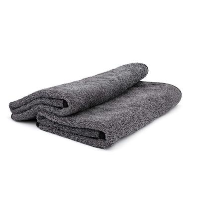 China 2 Pack Microfiber Car Less Plush Microfiber Cleaning Drying Cloth For Car Cleaning Micro Fiber Cloth Car Wash Drying Towel for sale