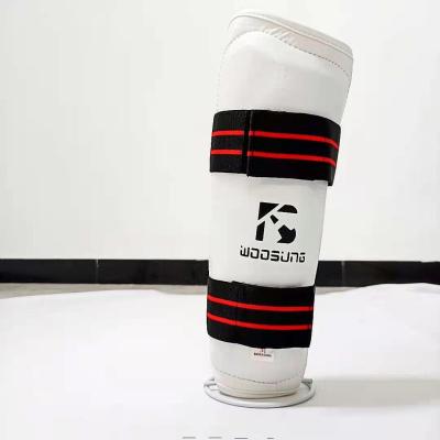 China 2021 Hot Durable Factory Taekwondo Karate Equipment Protective Gear Karate Shin Guard for sale