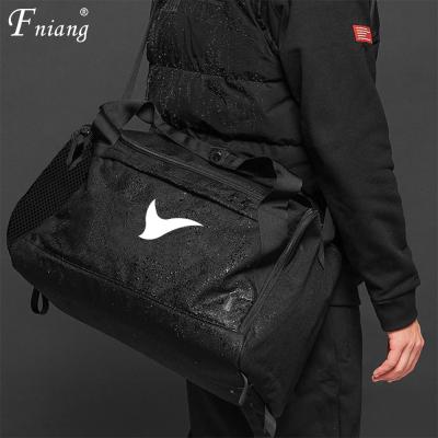 China Custom Logo Gym Bag Breathable With Large Capacity Wet And Separation Bag Thicken Nylon Waterproof Handbag For Travel Outdoor Sports for sale