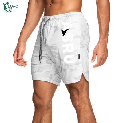 China Breathable Multiple Colors Sweat Wicking Camouflage Mens Shorts With Side Pockets And Drawstring Plus Size Gym Wear For Training Fitness for sale