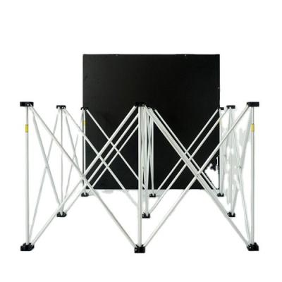 China Aluminum+plywood event and wedding decoration portable aluminum drum stage riser, easy stage, smart stage for sale