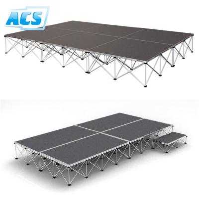 China Upholster Church Stage Folding Top Selling Portable Platform in Canada for sale