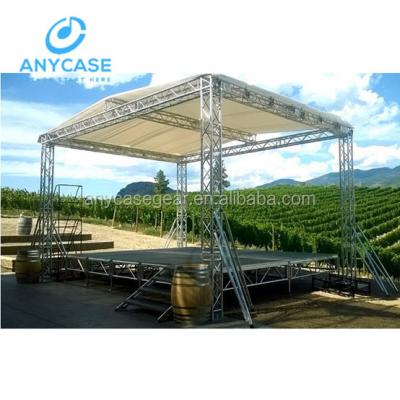 China China Customized Aluminum Lighting Truss Stage Roof Truss System For Sale 1mx1m for sale