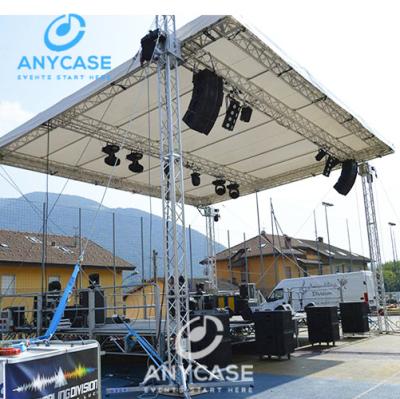 China Concert Truss Good Quality Aluminum Stage Frame Truss Lighting Roofing System 400*400mm for sale