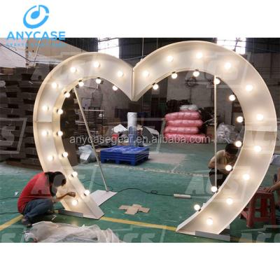 China Wedding Events Factory Supply Sign 4ft Waterproof Illuminated Giant Letters Wedding Marquee Led Light Up Lights for sale