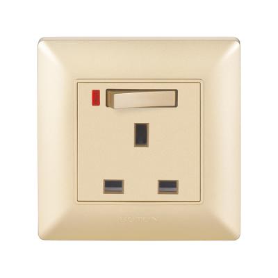 China BOTON Q3 Series 13A Single Phase Wall Switch British Standard Flush Mount Socket Q3G060 for sale