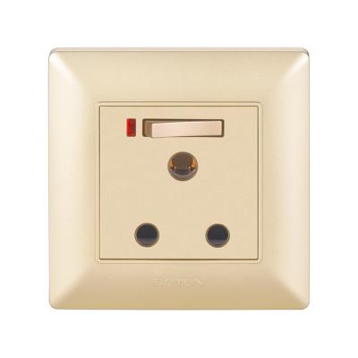 China Q3 15A Single Phase Two Pole Wall Switch Recessed Socket Q3G064 for sale