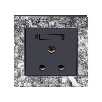 China G9 Marble Flush Mount 15A Series Socket BS British Standard Wall Switch Socket G9STG059 for sale