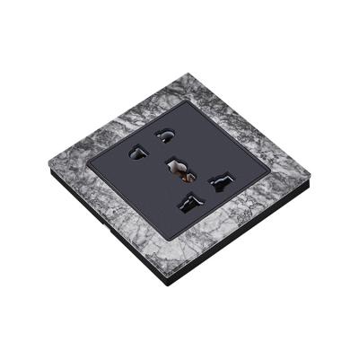 China G9 Marble Series 5 Pin Universal Socket Wall Switch Socket G9STG012 for sale