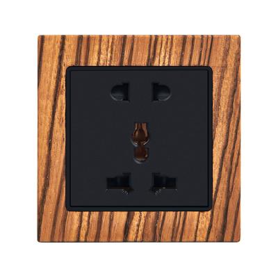 China BOTON 5 Pin Universal Socket Wall Switch 86X88MM for sale