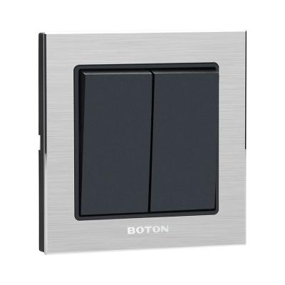 China Computer Socket Black Aluminum Panel Wall Socket G9AS005 for sale